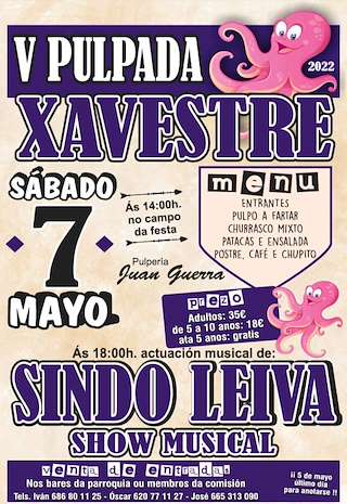 Fechas, información, programa, cartel, imágenes, mapa y ubicación de VIII Pulpada de Xavestre  en  Trazo