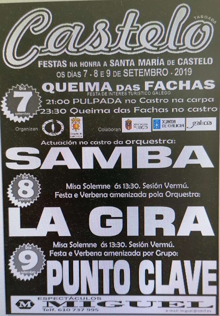 Queima das Fachas de Castelo (2024) en Taboada