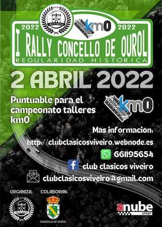Fechas, información, programa, cartel, imágenes, mapa y ubicación de III Rally Concello de Ourol