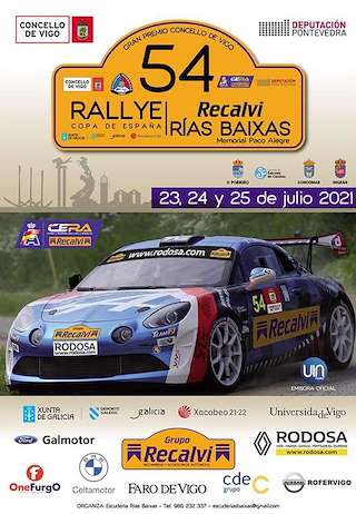 Fechas, información, programa, cartel, imágenes, mapa y ubicación de LVII Rallye Rías Baixas (2024)  en  Vigo