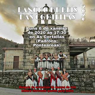 Fechas, información, programa, cartel, imágenes, mapa y ubicación de Rancho de Reis das Cortellas  en  Ponteareas