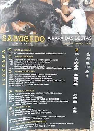 Rapa das Bestas de Sabucedo (2024) en A Estrada