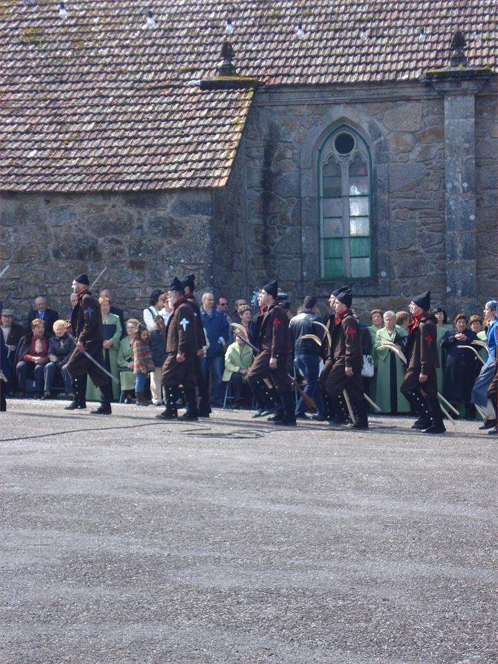 Recreación Batalla Casal do Eirigo en Valga