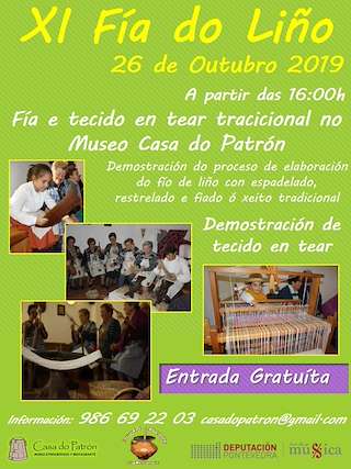 Fechas, información, programa, cartel, imágenes, mapa y ubicación de XV Recreación do Proceso do Liño de Coade   en  Lalín
