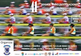 Fechas, información, programa, cartel, imágenes, mapa y ubicación de XLIII Regata Miño Internacional  en  Tomiño