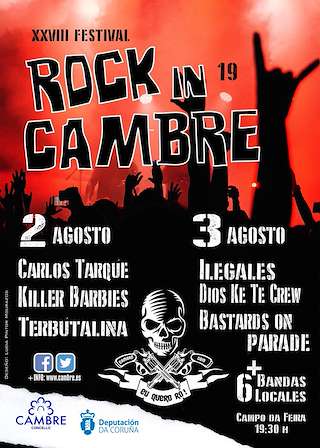 Fechas, información, programa, cartel, imágenes, mapa y ubicación de XXXI Rock in Cambre