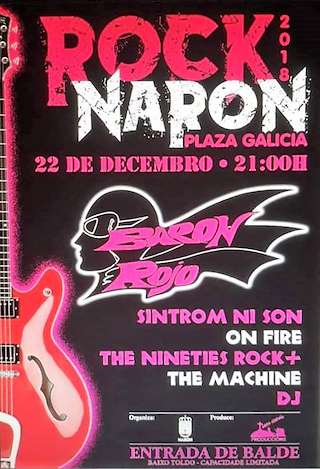 Fechas, información, programa, cartel, imágenes, mapa y ubicación de Rock in Narón 