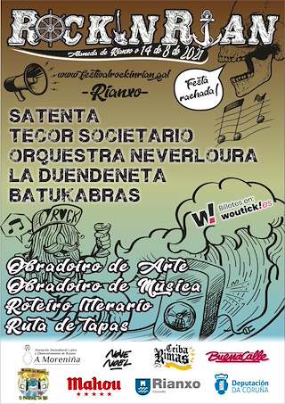 Fechas, información, programa, cartel, imágenes, mapa y ubicación de Rock in Rian (2024)  en  Rianxo