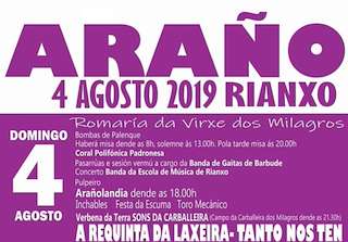 Romaría Virxe dos Miragres de Araño (2024) en Rianxo