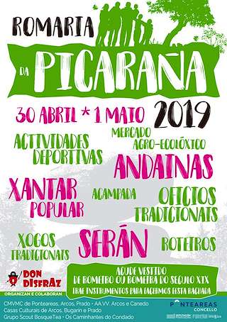 Fechas, información, programa, cartel, imágenes, mapa y ubicación de Romaría da Picaraña  en  Ponteareas