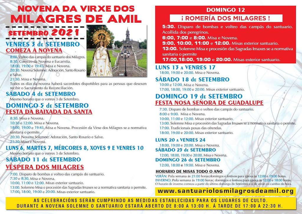 Romaría da Virxe dos Milagres de Amil (2024) en Moraña