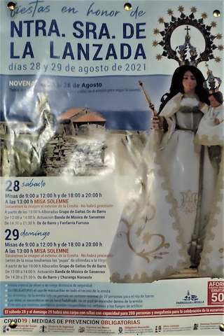 Fechas, información, programa, cartel, imágenes, mapa y ubicación de Romaría de Nosa Señora da Lanzada  en  Sanxenxo