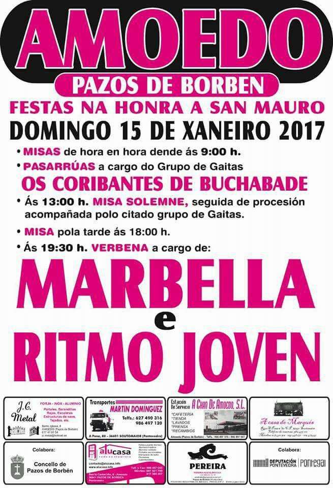 Romaría de San Amaro de Amoedo en Pazos de Borbén