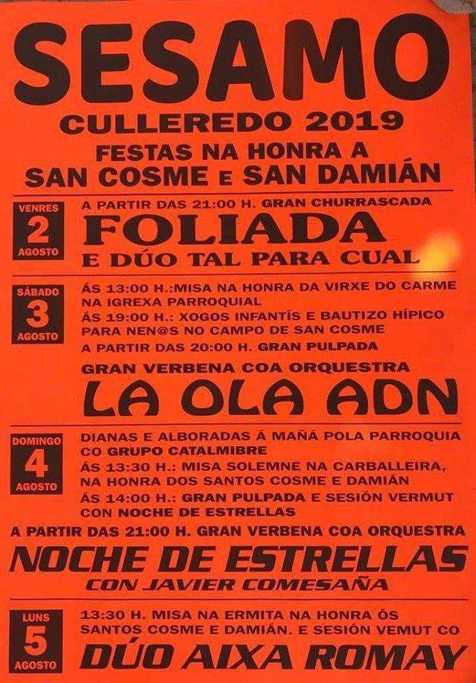 Romaría de San Cosme e San Damián de Sésamo en Culleredo