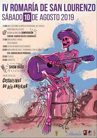 Fechas, información, programa, cartel, imágenes, mapa y ubicación de VI Romaría de San Lourenzo  en  A Pobra do Brollón