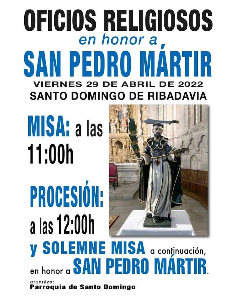 Romaría de San Pedro Mártir (2025) en Ribadavia