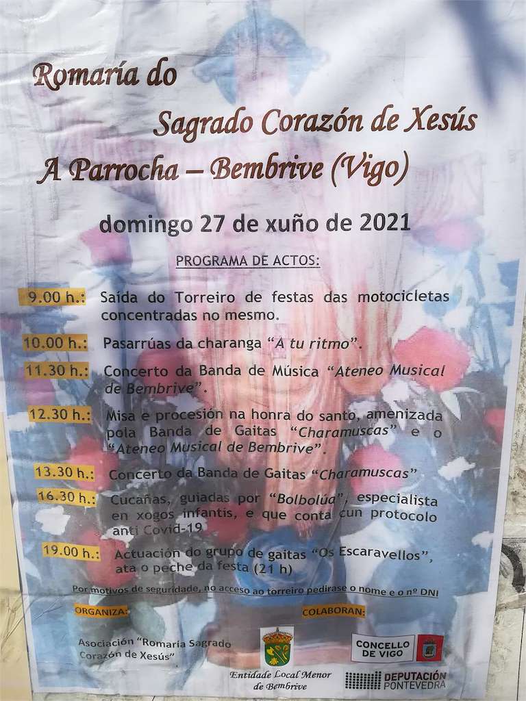 Romaría do Corazón de Xesús na Parrocha-Bembrive (2024) en Vigo