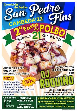 Fechas, información, programa, cartel, imágenes, mapa y ubicación de III Romaría do Polbo de San Fins  en  Vimianzo