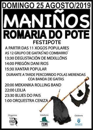 Fechas, información, programa, cartel, imágenes, mapa y ubicación de Romaría do Pote  en  Fene