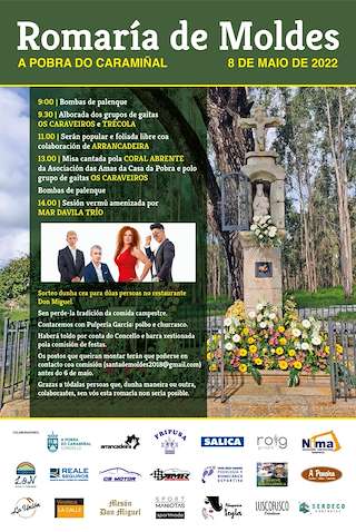 Fechas, información, programa, cartel, imágenes, mapa y ubicación de Romaría Nosa Señora do Belén de Moldes  en  A Pobra do Caramiñal
