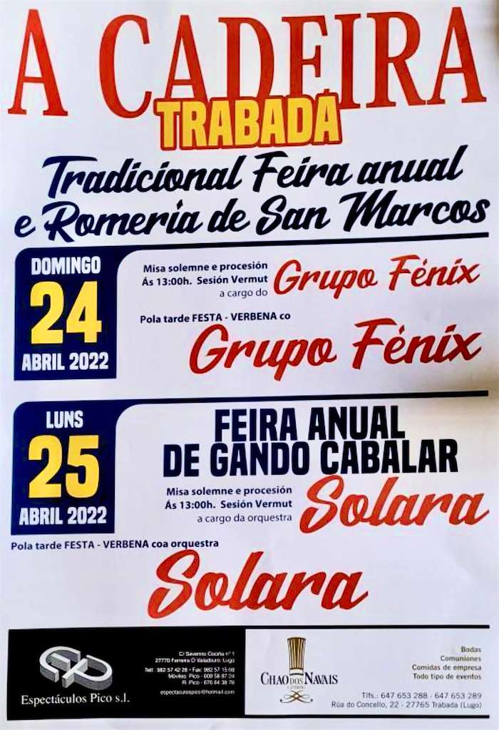 Romaría Popular de San Marcos de A Cadeira (2025) en Trabada