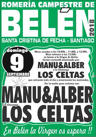 Romería de Belén de Santa Cristina de Fecha (2024) en Santiago de Compostela