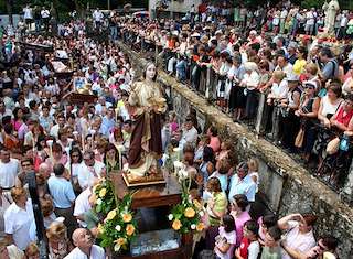 Romería de Santa Marta de Ribarteme (2024) en As Neves
