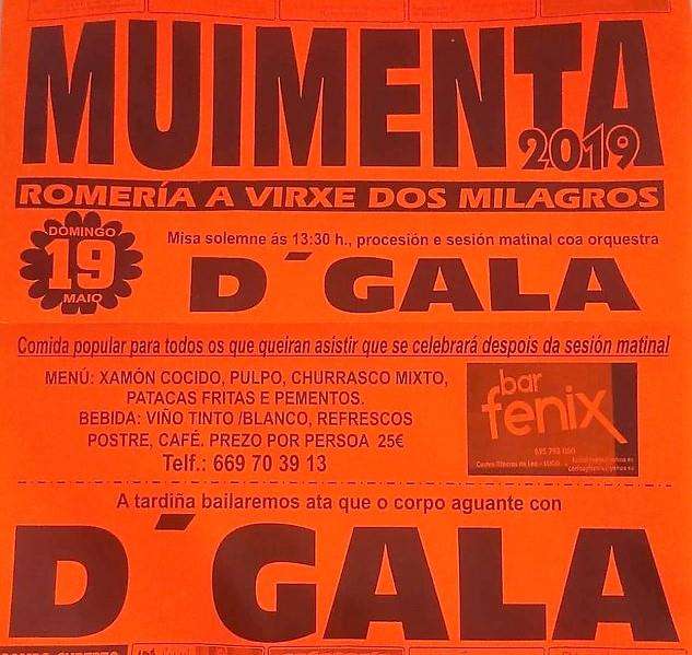 Romería a Virxe dos Milagros de Muimenta  en Cospeito