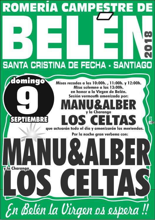 Romería de Belén de Santa Cristina de Fecha (2024) en Santiago de Compostela
