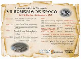 Fechas, información, programa, cartel, imágenes, mapa y ubicación de VII Romería de Época  en  Viana do Bolo