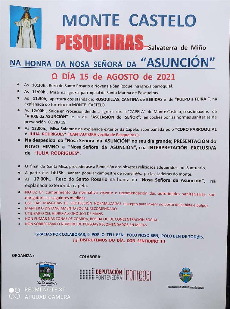 Romería de la Asunción de Pesqueiras en Salvaterra do Miño