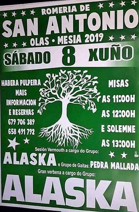 Romería de San Antonio de Olas (2024) en Mesía