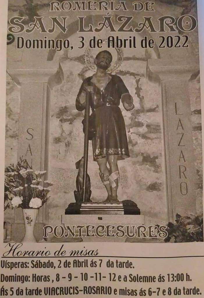 Romería de San Lázaro  en Pontecesures