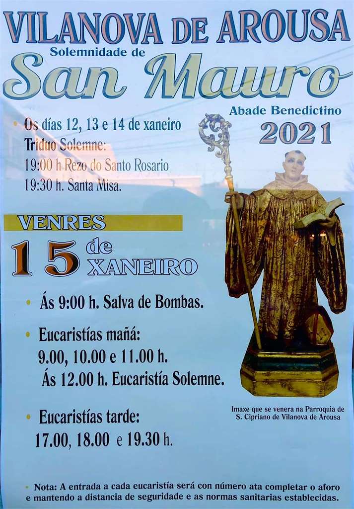 Romería de San Mauro (2025) en Vilanova de Arousa