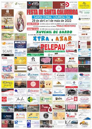 Fechas, información, programa, cartel, imágenes, mapa y ubicación de Romería de Santa Calumbra de Santa Comba  en  Oia