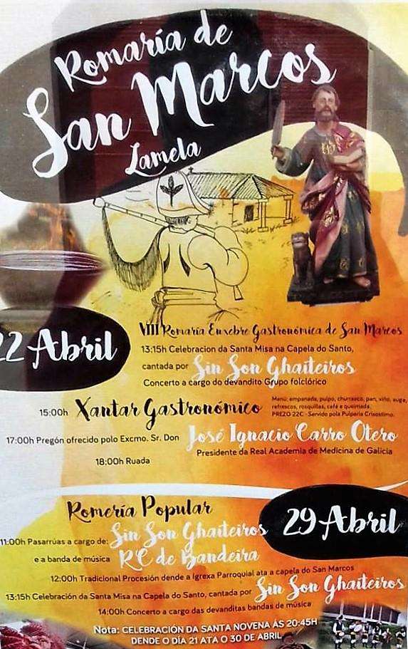XII Romería Enxebre Gastronómica de San Marcos de Lamela en Silleda