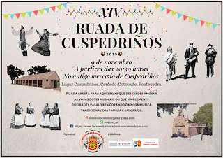 Fechas, información, programa, cartel, imágenes, mapa y ubicación de XIV Ruada de Cuspedriños  en  Cerdedo-Cotobade