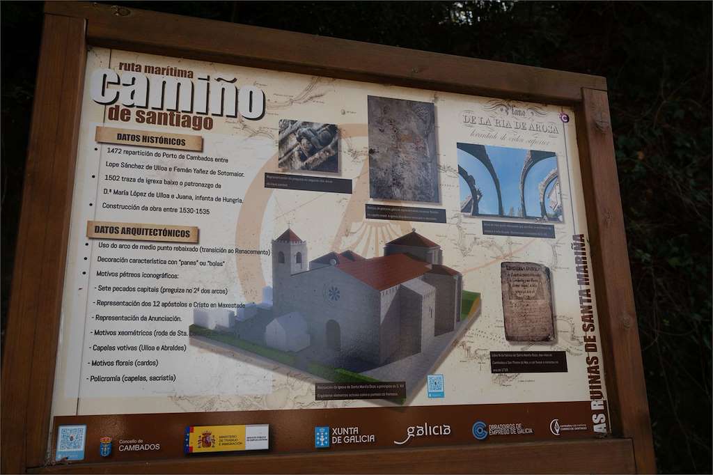 Ruinas de Santa Mariña en Cambados