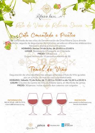 Ruta do Viño da Ribeira Sacra – Xornadas de Portas Abertas en Monforte de Lemos