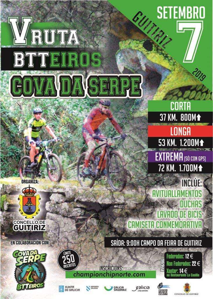 VII Ruta BTTeiros Cova da Serpe en Guitiriz