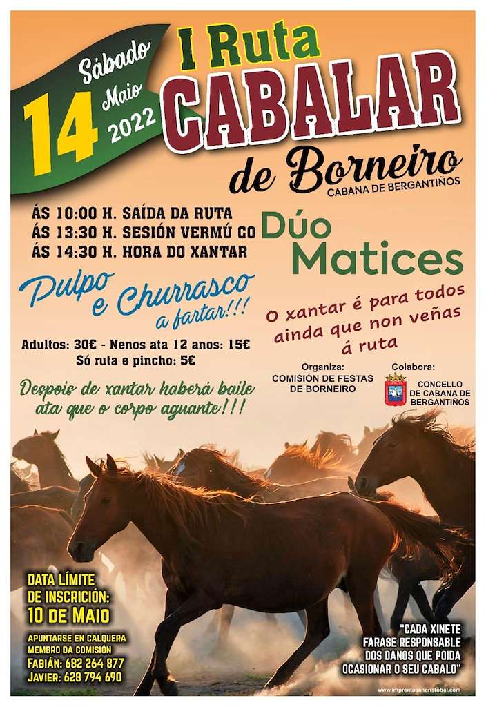III Ruta Cabalar de Borneiro en Cabana de Bergantiños