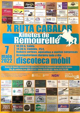 Fechas, información, programa, cartel, imágenes, mapa y ubicación de XI Ruta Cabalar de Remourelle  en  Ribadeo