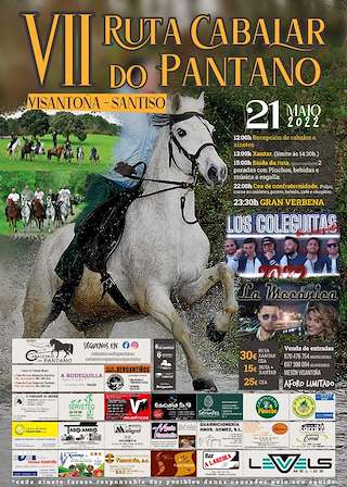 Fechas, información, programa, cartel, imágenes, mapa y ubicación de VIII Ruta Cabalar do Pantano de Visantoña  en  Santiso