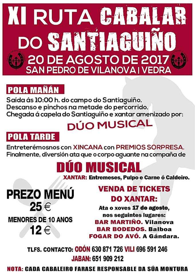 XIV Ruta Cabalar do Santiaguiño en Vedra
