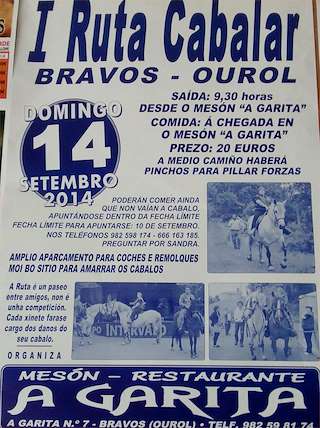 Fechas, información, programa, cartel, imágenes, mapa y ubicación de III Ruta Cabalar (2024)  en  Ourol