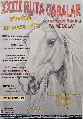 Fechas, información, programa, cartel, imágenes, mapa y ubicación de XXV Ruta Cabalar  en  Xove