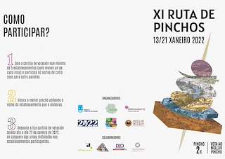 Fechas, información, programa, cartel, imágenes, mapa y ubicación de XIII Ruta de Pinchos  en  O Barco de Valdeorras