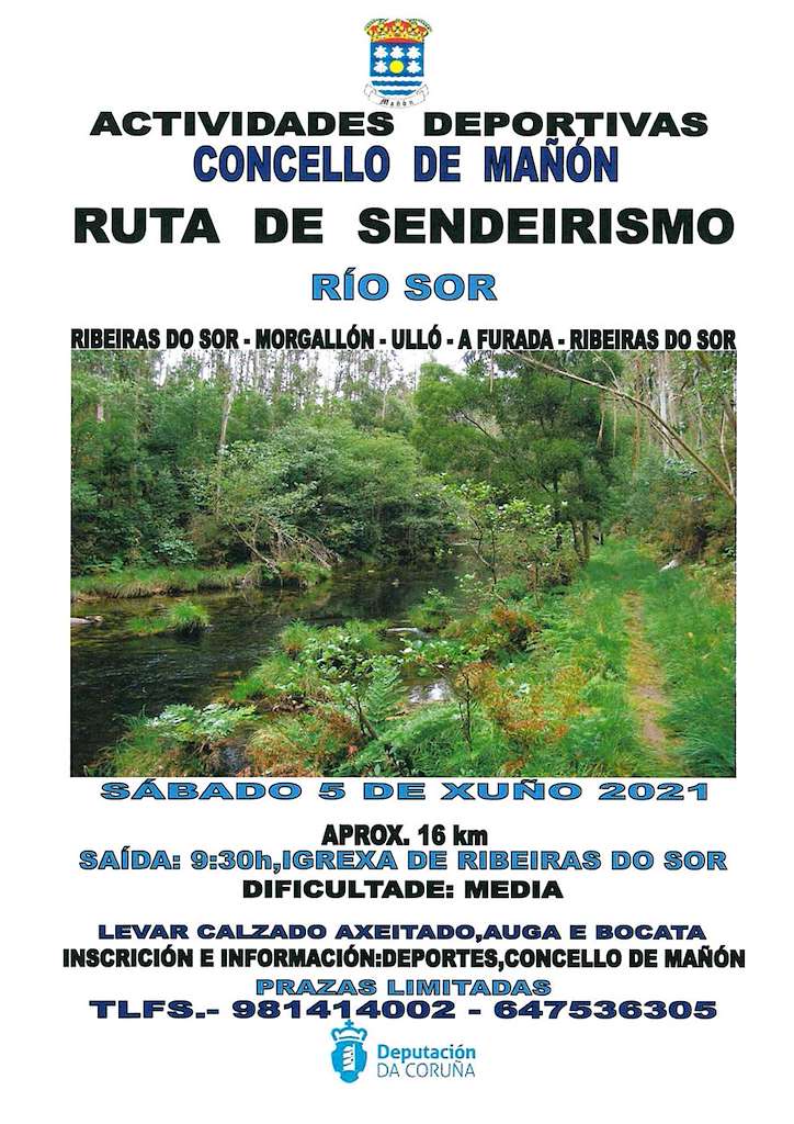 Ruta de Sendeirismo Río Sor (2024) en Mañón