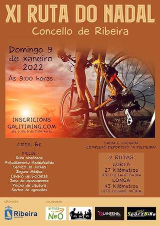 Fechas, información, programa, cartel, imágenes, mapa y ubicación de XIII Ruta do Nadal BTT  en  Ribeira