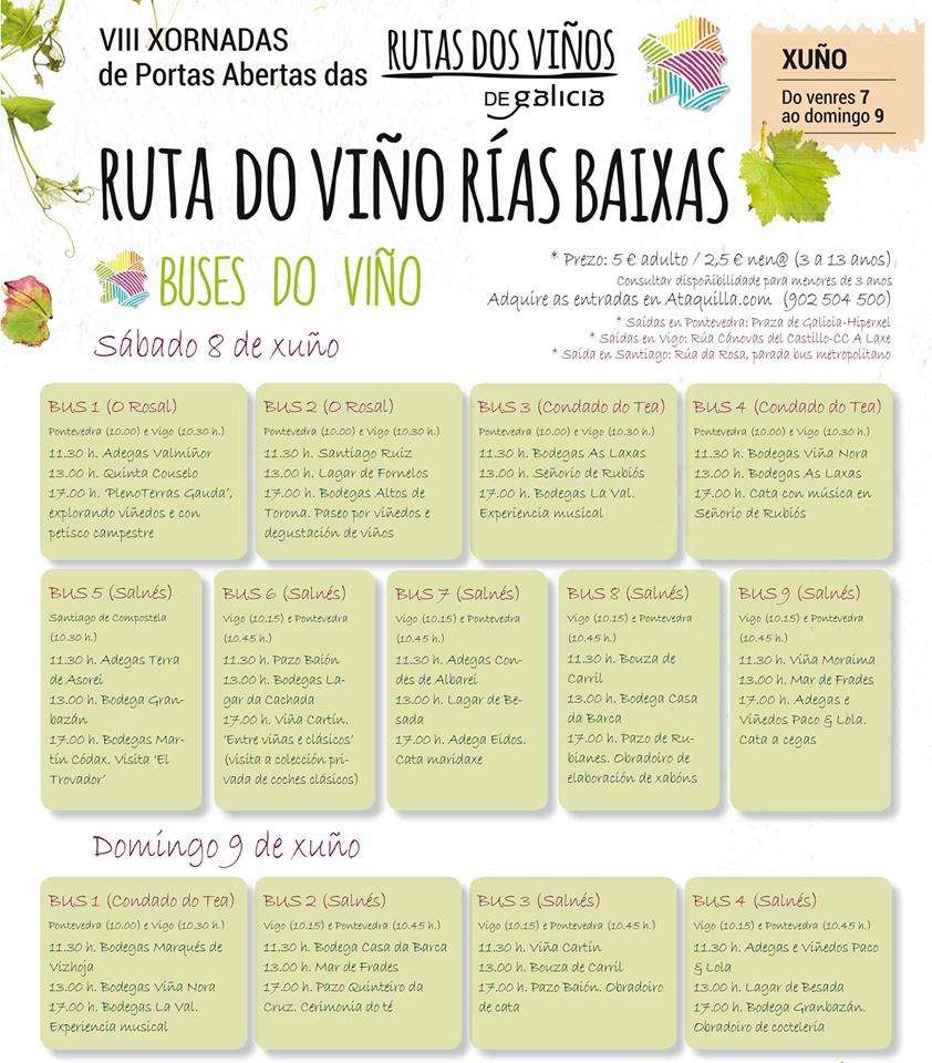 Ruta do Viño Rías Baixas  – Xornadas de Portas Abertas en Cambados